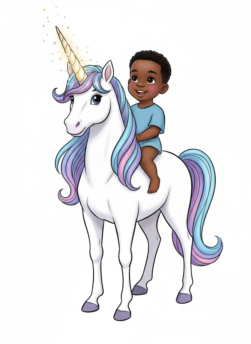 Anthony the Unicorn Rider - Golden Age Animation