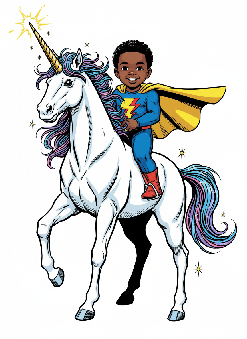 Anthony the Unicorn Rider - Comic Book