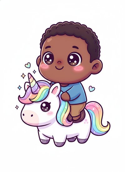 Anthony's Magical Unicorn Adventure 🌈 - Kawaii Cute