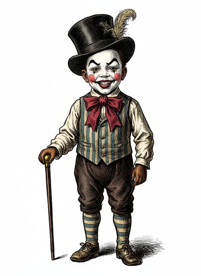 Anthony's Vaudeville Dreams 🎩 - Victorian Illustration