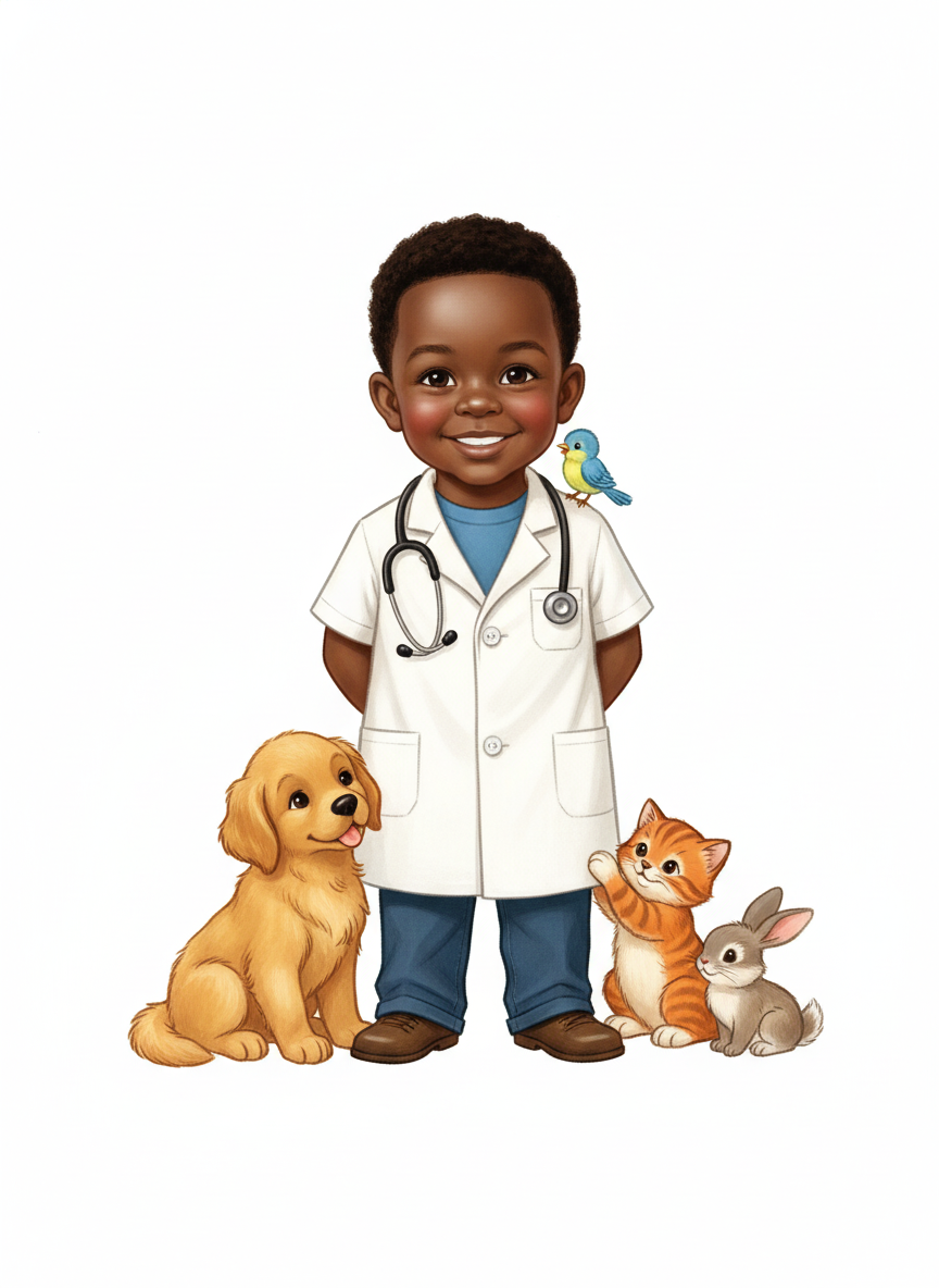Anthony the Animal Doctor - Vintage Storybook
