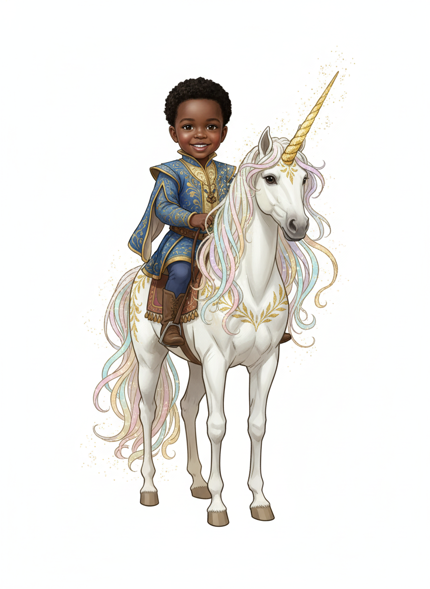 Anthony the Unicorn Rider - Fairy Tale Classic