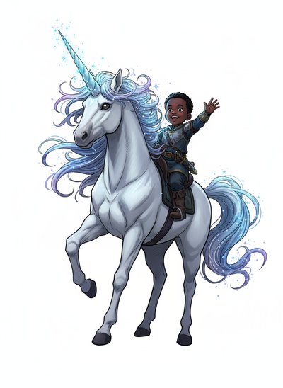 Anthony's Magical Unicorn Adventure 🌈 - Webtoon Anime