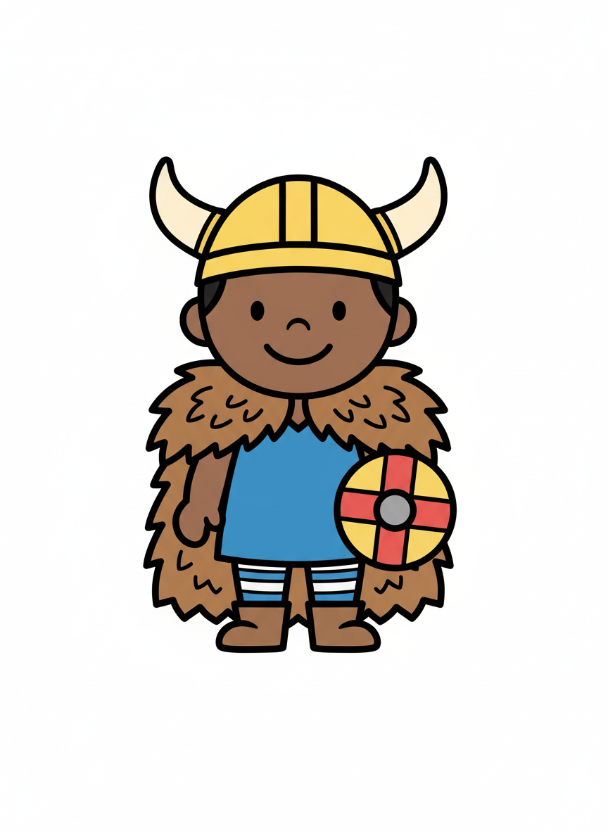 Anthony the Brave Viking - Preschool Simple