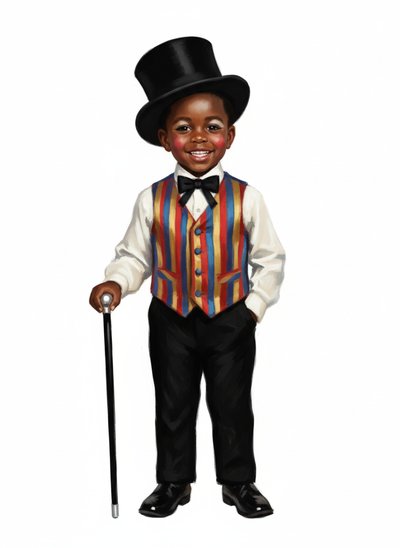 Anthony's Vaudeville Dreams 🎩 - Impressionist Painting