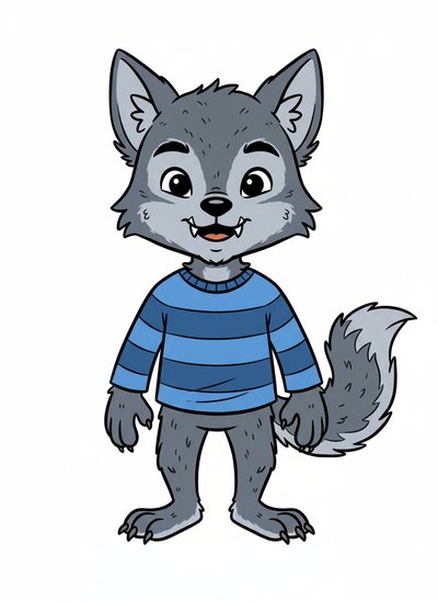 My Baby Werewolf Adventure 🐺 - Classic Coloring Book