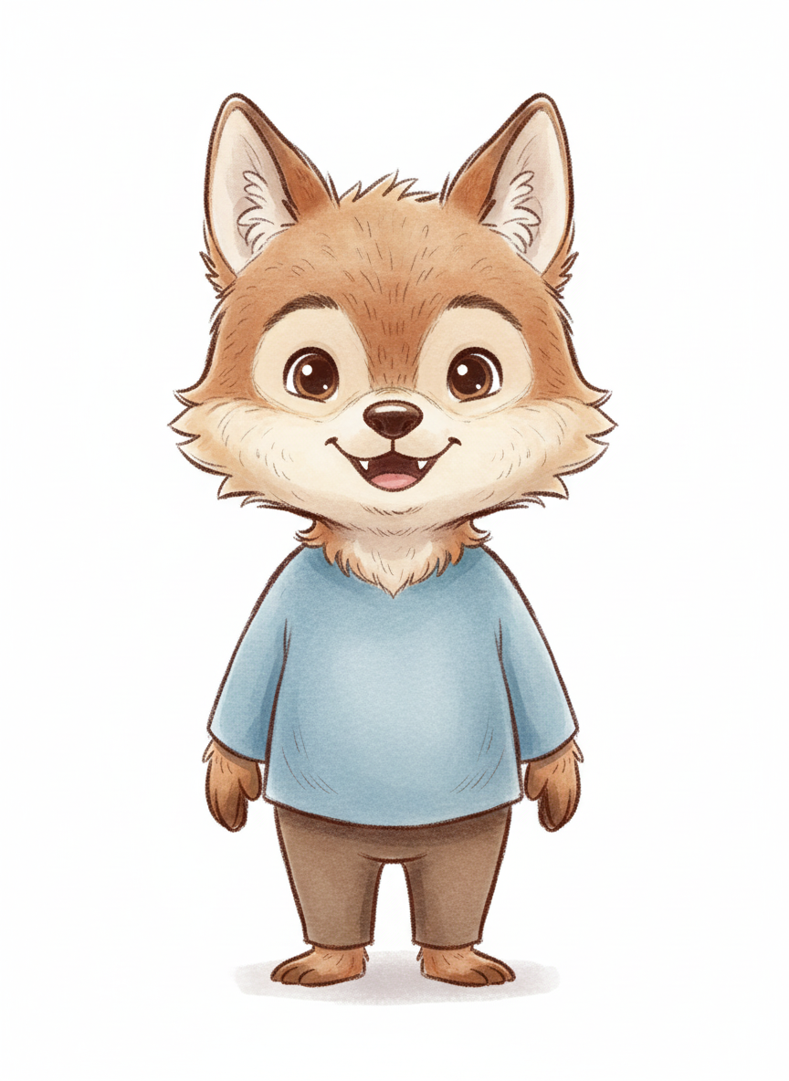 Anthony the Fluffy Wolf