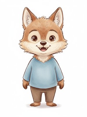 Anthony the Fluffy Wolf