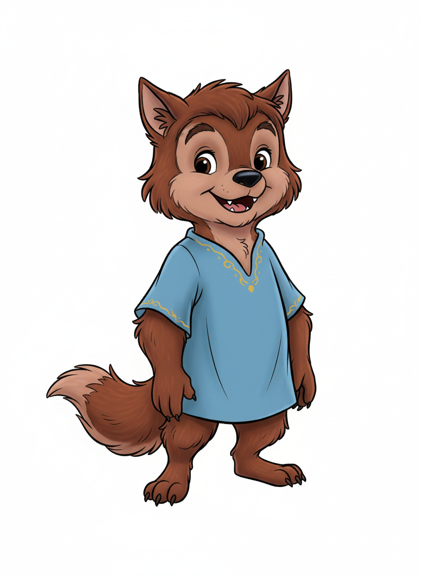 Anthony the Fluffy Wolf - Golden Age Animation