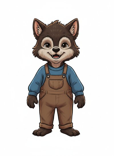 My Baby Werewolf Adventure 🐺 - Vintage Storybook