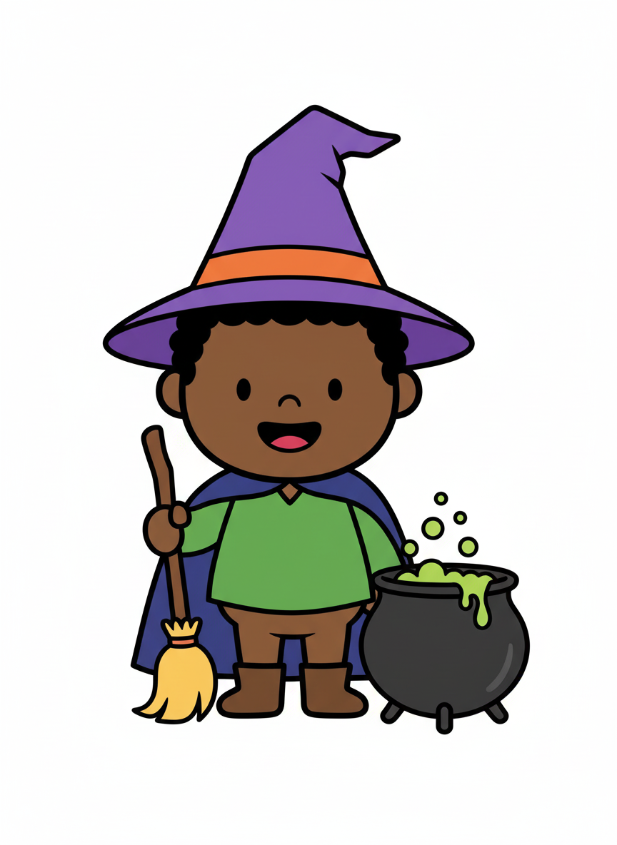 Anthony the Adorable Witch - Preschool Simple