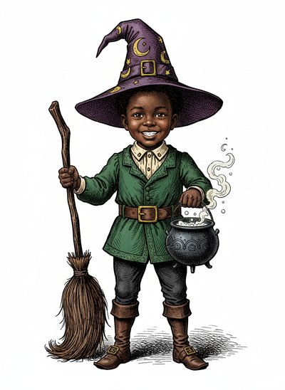 My Baby's Magical Moments 🧙‍♂️ - Victorian Illustration