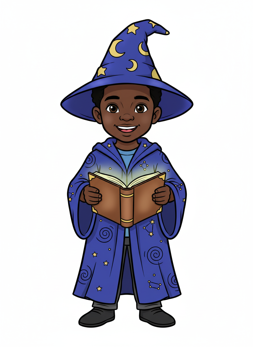 Anthony the Spellcaster - Classic Coloring Book