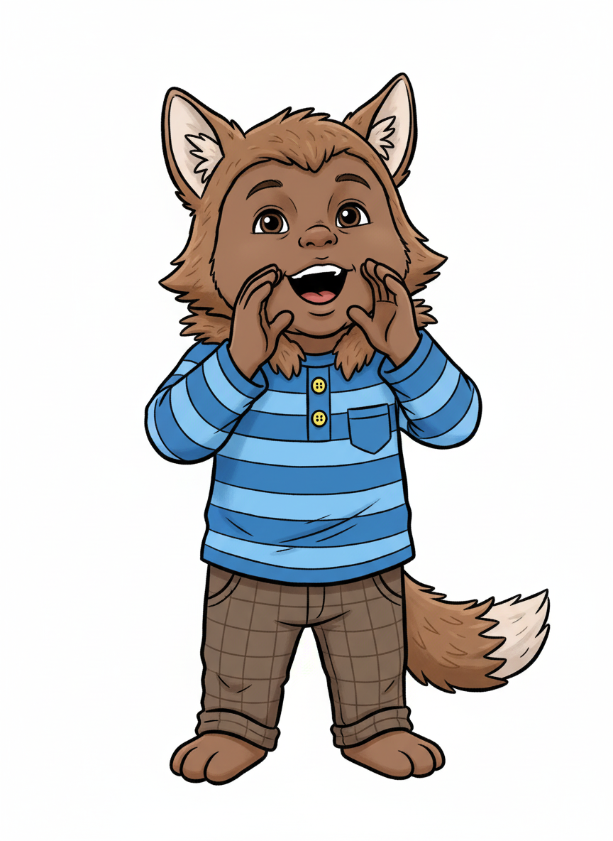 Anthony the Wolfpup - Classic Coloring Book