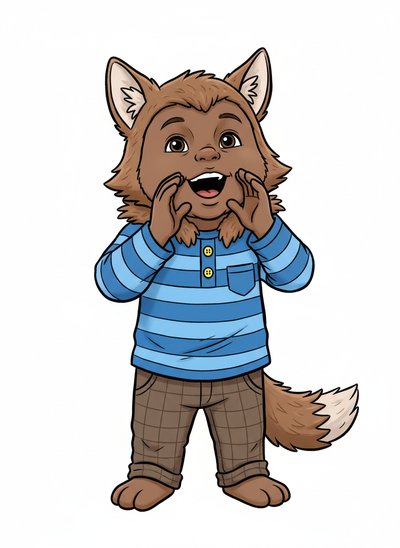 Anthony's Wolfy Wonders 🐺 - Classic Coloring Book