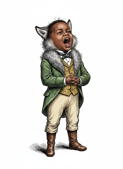 Anthony's Wolfy Wonders 🐺 - Victorian Illustration