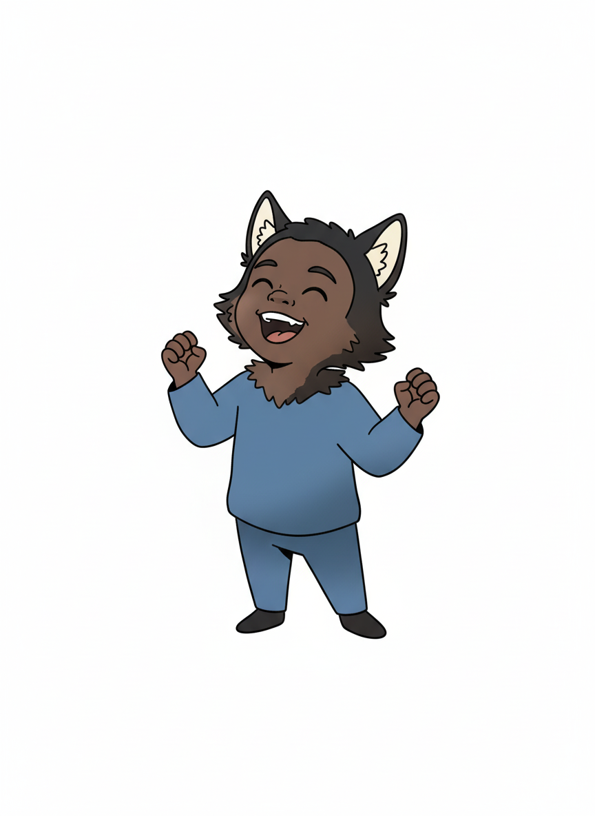 Anthony the Wolfpup - Minimalist