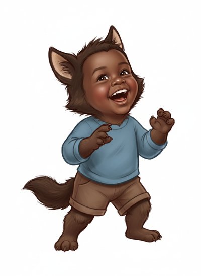 Anthony's Wolfy Wonders 🐺 - Vintage Storybook