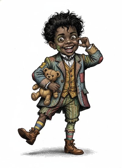 My Baby's Zombie Adventure 🧟‍♂️ - Victorian Illustration