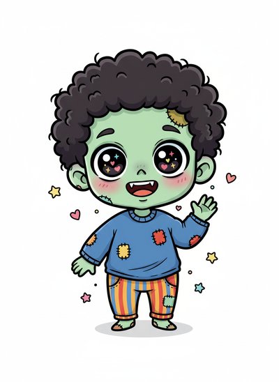 My Baby's Zombie Adventure 🧟‍♂️ - Kawaii Cute