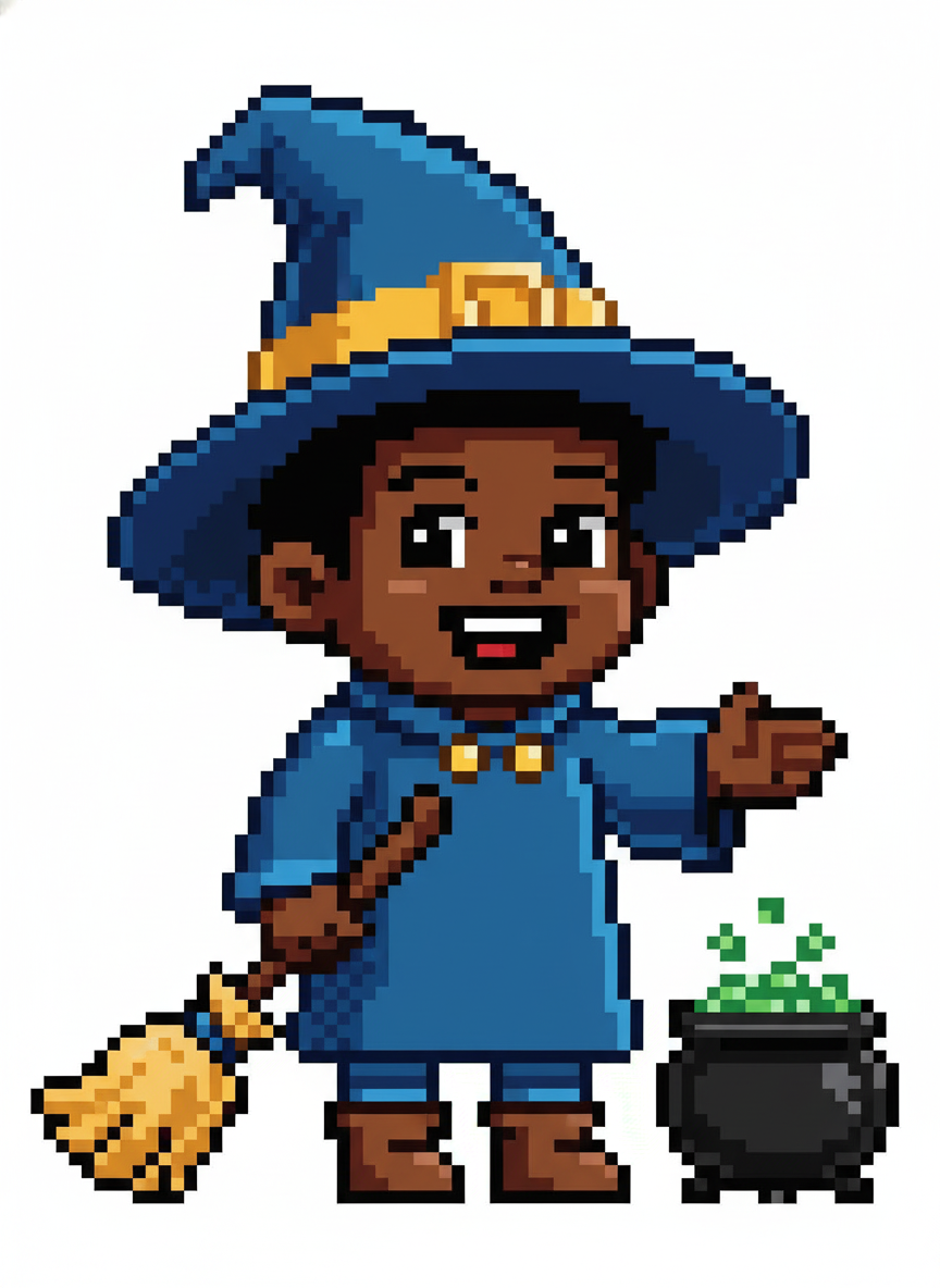 Anthony the Adorable Witch - Pixel Art