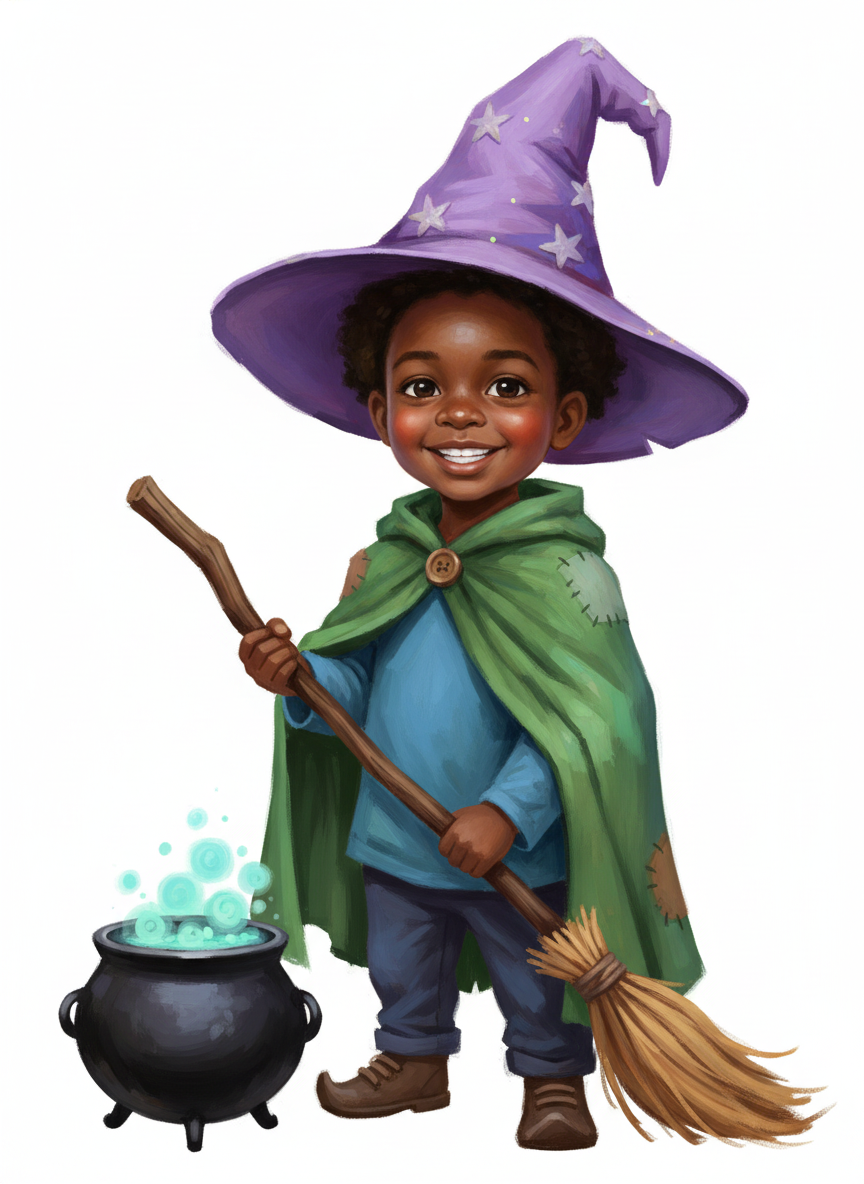 Anthony the Adorable Witch - Impressionist Painting
