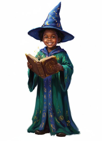 My Baby the Wizard 🌟 - Impressionist Painting