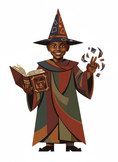 My Baby the Wizard 🌟 - Cubist Painting