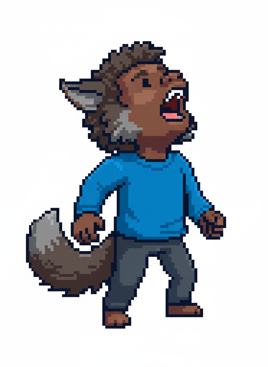 Anthony the Wolfpup - Pixel Art