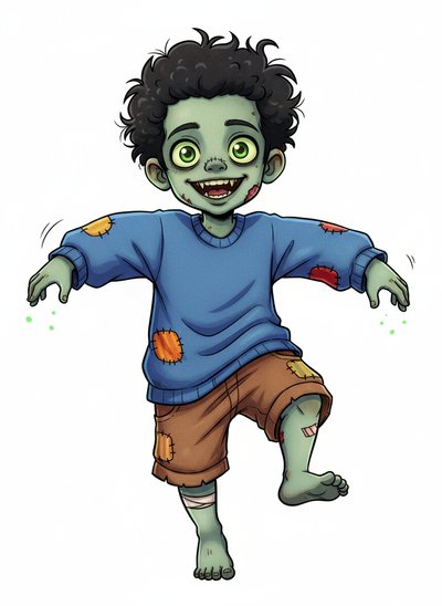 My Baby's Zombie Adventure 🧟‍♂️ - Webtoon Anime
