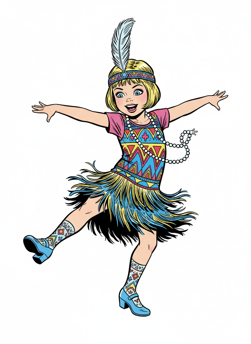 Ashley the Jazzy Flapper - Comic Book