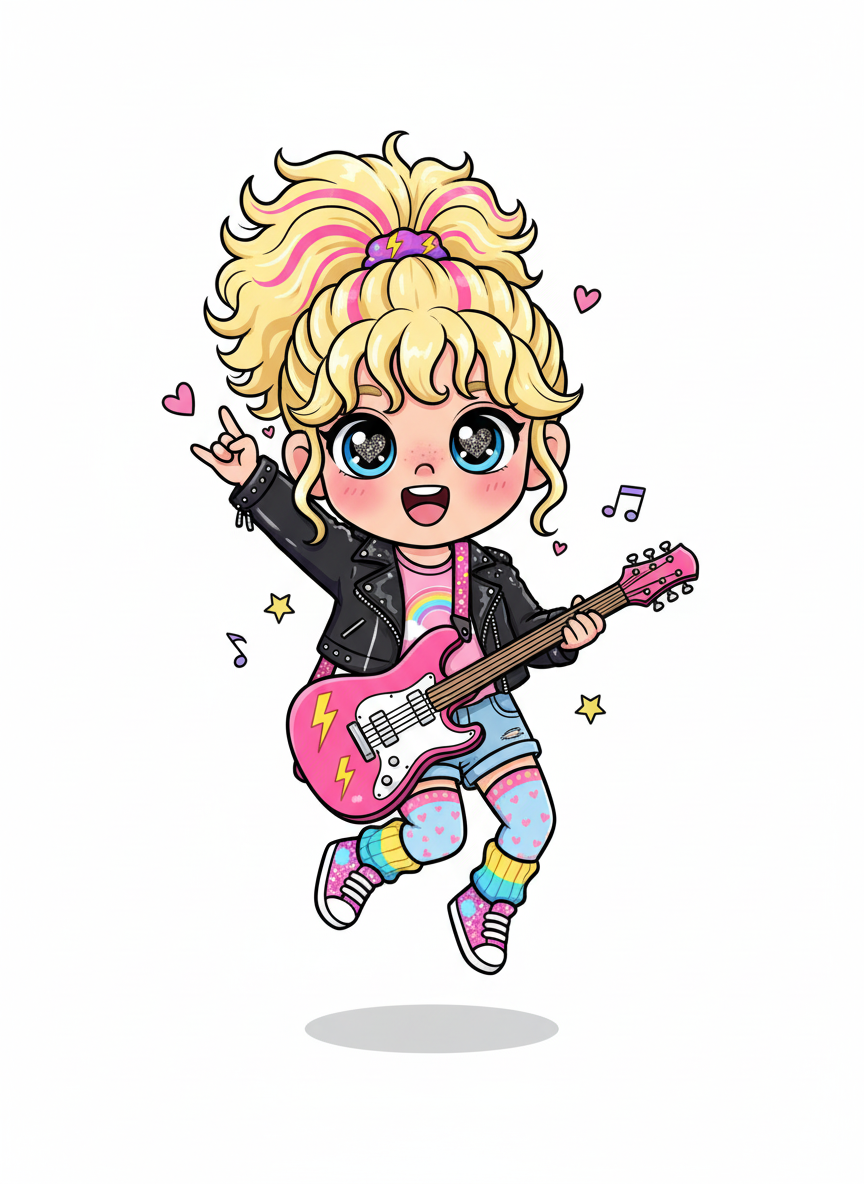 Ashley the Rock Star - Kawaii Cute