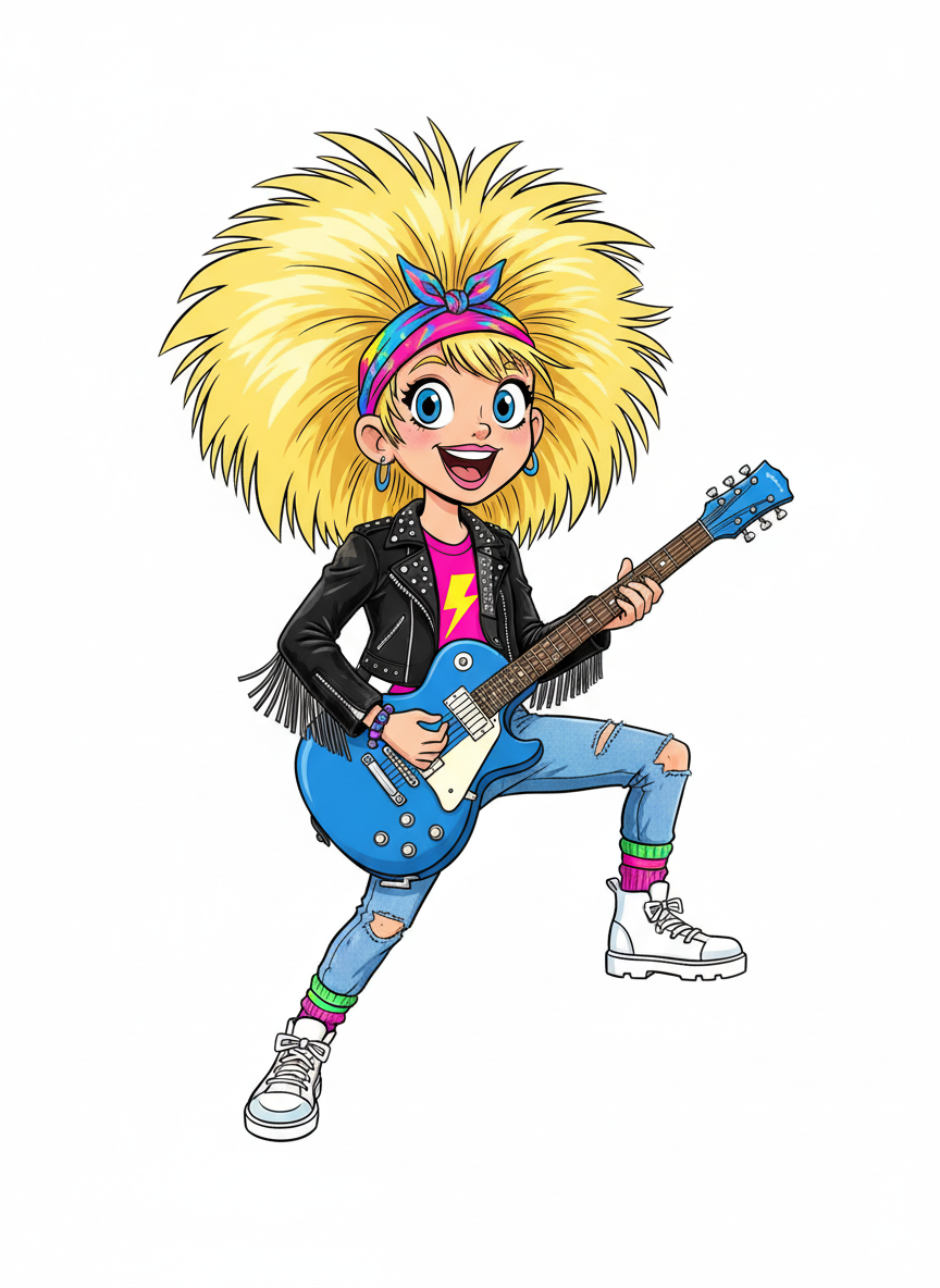 Ashley the Rock Star - Minimalist
