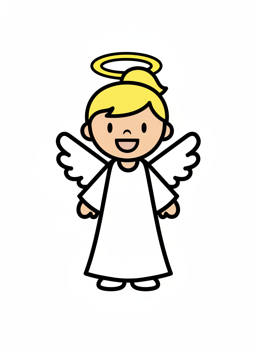 Ashley the Angel - Preschool Simple