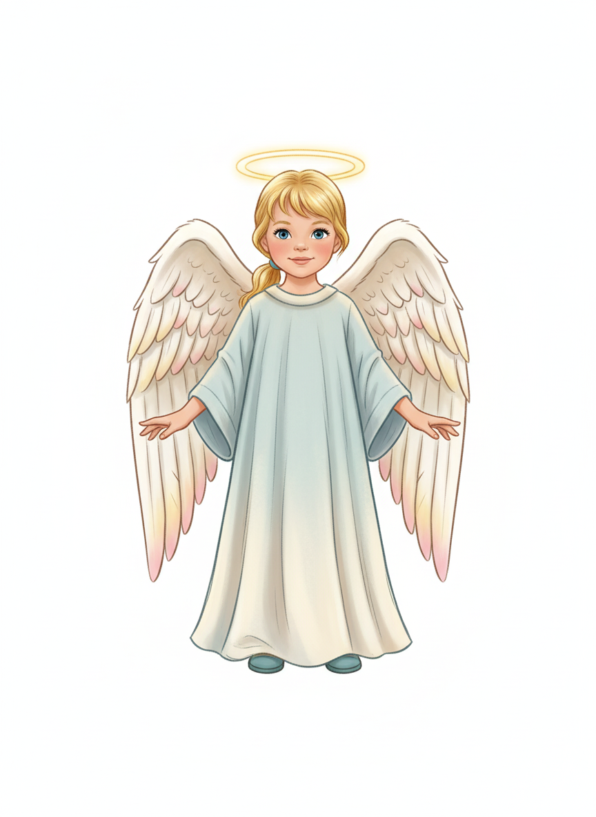 Ashley the Angel - Vintage Storybook