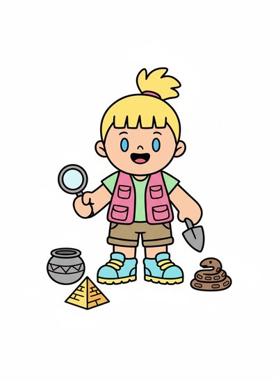 Ashley's Archaeologist Adventures 🌟 - Preschool Simple