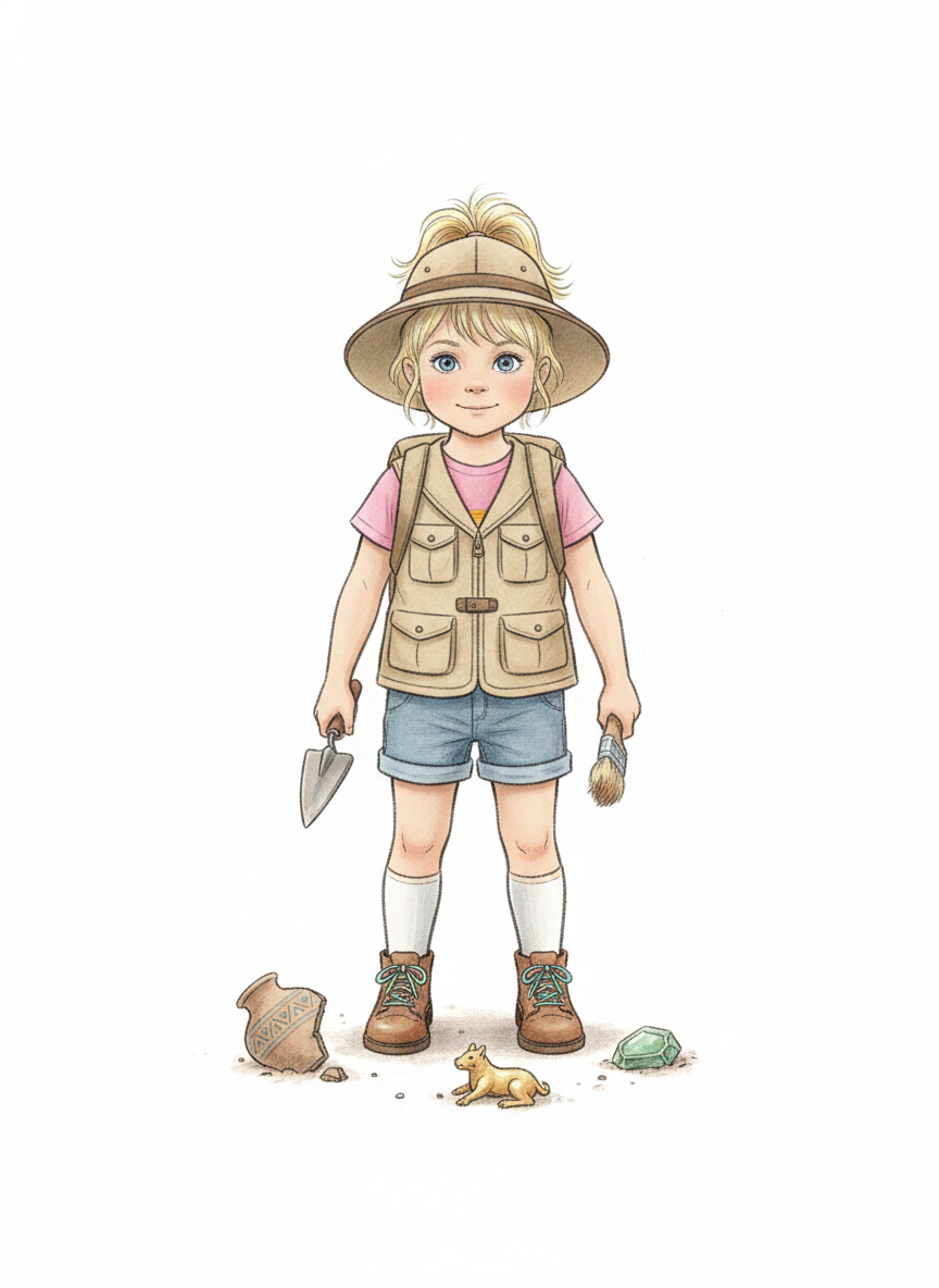 Ashley the Explorer - Gentle Pencil