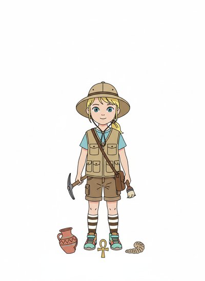 Ashley's Archaeologist Adventures 🌟 - Minimalist