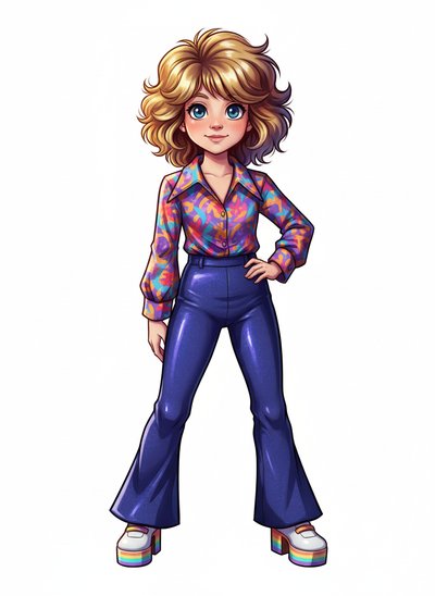 Ashley's Groovy Disco Dreams 🌟 - Webtoon Anime
