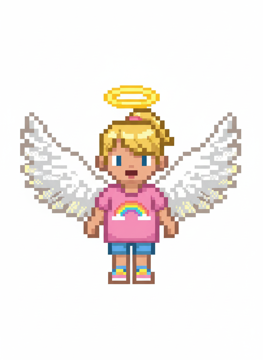 Ashley the Angel - Pixel Art