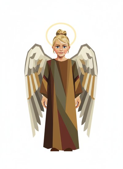 Ashley Angel Adventures 🌟 - Cubist Painting