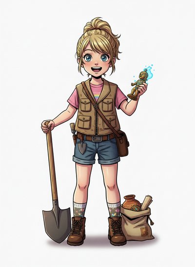 Ashley's Archaeologist Adventures 🌟 - Webtoon Anime