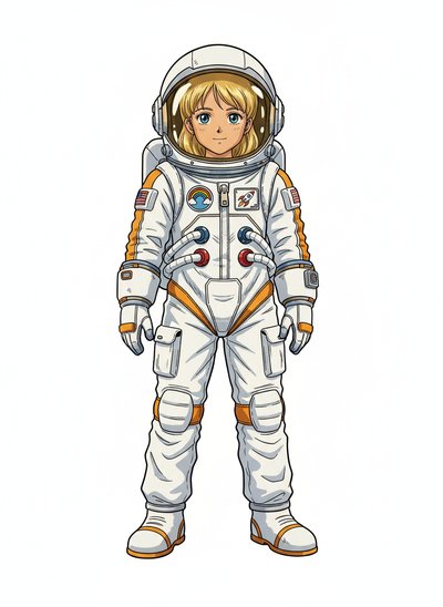 My Girl's Space Adventure 🌟 - Classic Anime