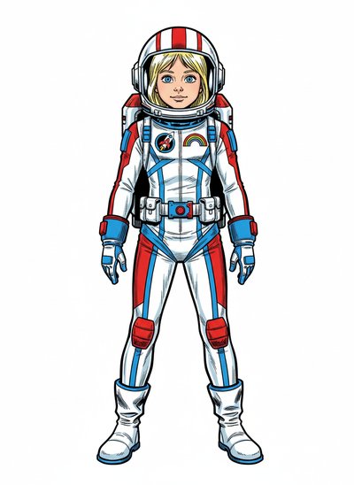 My Girl's Space Adventure 🌟 - Comic Book