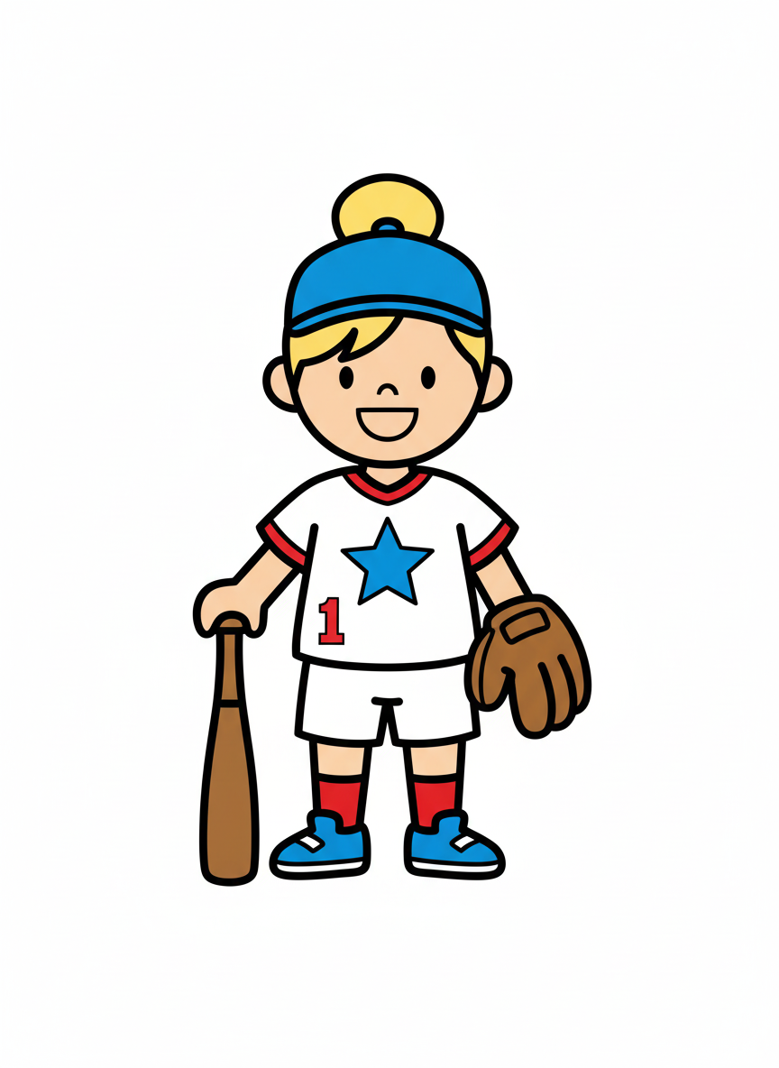 Ashley the All-Star - Preschool Simple