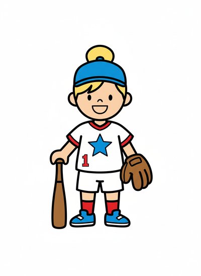 My Little Slugger ⚾ - Preschool Simple