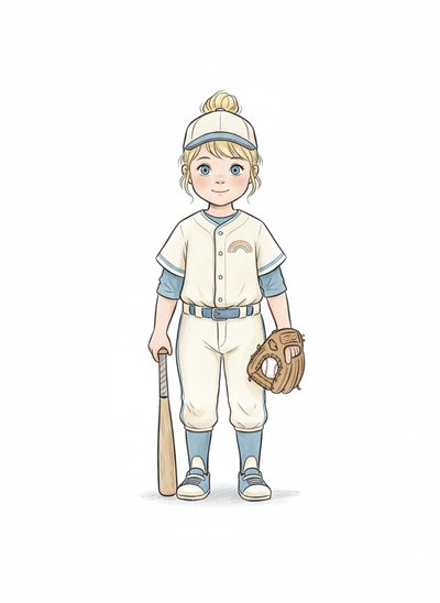 My Little Slugger ⚾ - Gentle Pencil