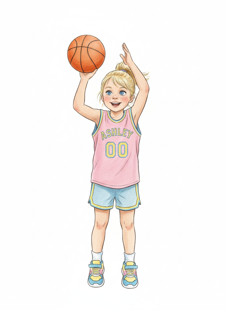 Ashley the Baller - Gentle Pencil