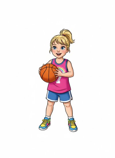 Ashley the Basketball Star 🌟 - Golden Age Animation