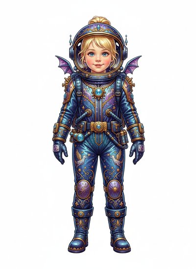 My Girl's Space Adventure 🌟 - Fairy Tale Classic